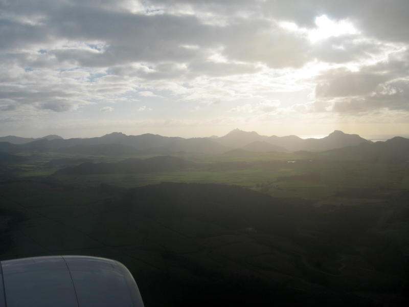 Im Endanflug auf das Sir Seewoosagur Ramgoolam Air Terminal